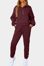 Load image into Gallery viewer, Half-Zip Sports Set with Pockets
