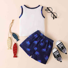 Load image into Gallery viewer, Octopus Graphic Tank and Shorts Set
