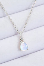 Load image into Gallery viewer, Moonstone Teardrop Pendant Necklace
