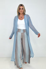 Load image into Gallery viewer, Zenana "Eden" Mesh Long Sleeve Duster Kimono
