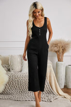 Load image into Gallery viewer, Pocketed Thermal Sleeveless Jumpsuit
