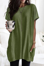 Load image into Gallery viewer, Side Pockets Short Sleeve Tunic Top
