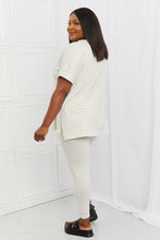 Load image into Gallery viewer, Zenana Self Love Full Size Brushed DTY Microfiber Lounge Set in Bone

