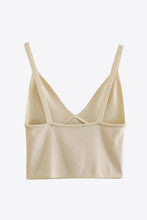 Load image into Gallery viewer, Ribbed V-Neck Cami and Skirt Set
