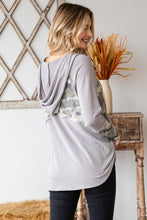 Load image into Gallery viewer, Hopely Long Sleeve Hoodie with Contrasted Detailing
