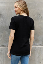 Load image into Gallery viewer, Simply Love Full Size THINK HAPPY THOUGHTS Graphic Cotton Tee
