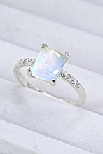 Load image into Gallery viewer, Square Moonstone Ring
