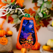 Load image into Gallery viewer, Halloween Decoration Wooden Hanging Ornaments with Light
