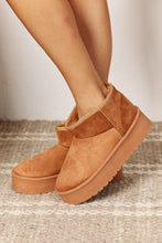 Load image into Gallery viewer, Legend Women's Fleece Lined Chunky Platform Mini Boots
