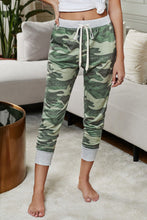 Load image into Gallery viewer, Green Camo Print Knit Sport Pants
