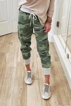 Load image into Gallery viewer, Green Camo Print Knit Sport Pants
