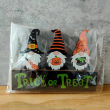 Load image into Gallery viewer, Halloween Decoration Gnome Letters Wooden Ornament

