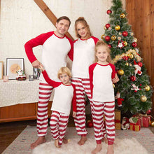 Load image into Gallery viewer, Raglan Sleeve Top and Striped Pants Set
