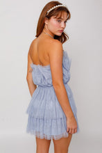 Load image into Gallery viewer, Gilli Strapless Layered Mesh Dress
