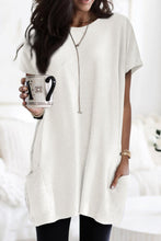 Load image into Gallery viewer, Side Pockets Short Sleeve Tunic Top
