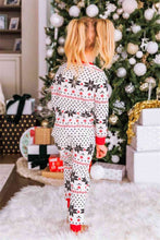 Load image into Gallery viewer, Snowflake Pattern Top and Pants Set

