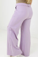 Load image into Gallery viewer, Zenana French Terry Laser Cut Pants With Pockets
