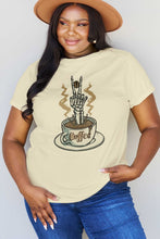 Load image into Gallery viewer, Simply Love Full Size COFFEE Graphic Cotton Tee
