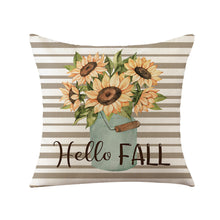 Load image into Gallery viewer, Thanksgiving Pumpkin Sunflower Print Pillowcases Without Filler
