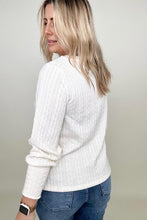 Load image into Gallery viewer, Hayden Long Sleeve Cable Knit Top
