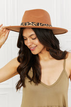 Load image into Gallery viewer, Fame In The Wild Leopard Detail Fedora Hat
