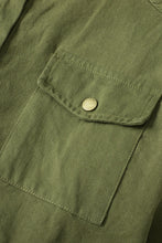 Load image into Gallery viewer, Green Snap Up Babydoll Shirt
