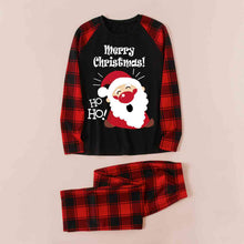 Load image into Gallery viewer, MERRY CHRISTMAS Graphic Top and Plaid Pants Set
