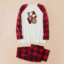 Load image into Gallery viewer, LOVE Graphic Top and Plaid Pants Set
