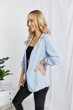 Load image into Gallery viewer, HYFVE Lapel Collar Three-Quarter Sleeve Blazer
