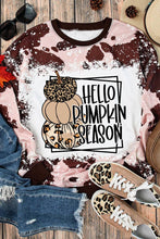 Load image into Gallery viewer, Tie Dyed HELLO PUMPKIN SEASON Graphic Top
