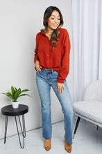 Load image into Gallery viewer, Zenana Frayed Trim Button-Up Textured Shirt
