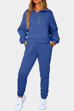 Load image into Gallery viewer, Half-Zip Sports Set with Pockets
