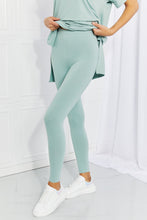 Load image into Gallery viewer, Zenana Self Love Full Size Brushed DTY Microfiber Lounge Set in Dusty Green
