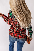 Load image into Gallery viewer, Plaid Collared Neck Long Sleeve Shirt

