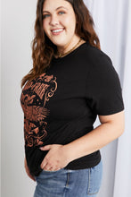 Load image into Gallery viewer, mineB Full Size WILD FREE Graphic Round Neck Tee
