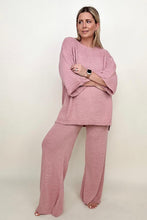 Load image into Gallery viewer, Umgee Wide Leg Pants Sweater Style
