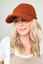 Load image into Gallery viewer, Teddy Fleece Baseball Cap
