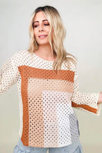 Load image into Gallery viewer, Davi &amp; Dani Color Blocked Knit Top
