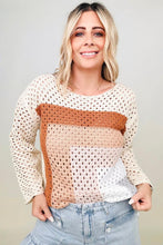 Load image into Gallery viewer, Davi &amp; Dani Color Blocked Knit Top
