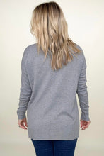 Load image into Gallery viewer, Zenana Front Seam Light Knit Sweater

