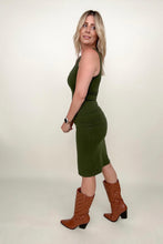 Load image into Gallery viewer, Zenana Cotton Midi Tank Dress
