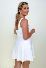 Load image into Gallery viewer, Fawnfit 3 in 1 Athleisure Mini Tank Dress with Built-in Bra &amp; Shorts

